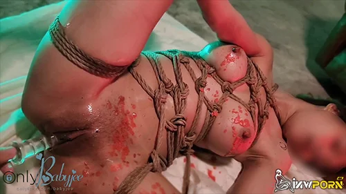 สาวนมโต babyjee โดนมัด Shibari เล่นเสียวสุดโหด BDSM น้ำตาเทียนจัดเต็ม