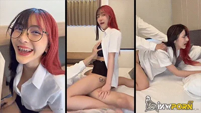 jeedjad_ss นักศึกษาสาวขาวใสโดนรุ่นพี่เย็ดติวเสียว