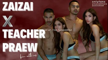 ครูแพรว & พี่ใจ๋ กระเทยสุดเซ็กซี่ เย็ดกันในห้องสุดฟิน