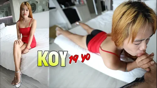Koy B กับ JohntronX น้องก้อยสาวไทยสุดแซ่บโดนจัดสดในโรงแรม