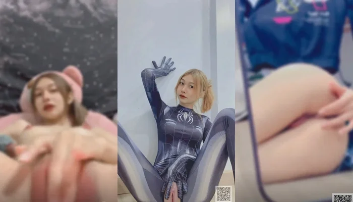 เจ้าแมวส้ม Mxxlxxz หีชมพูคอสเพลย์วัยรุ่นไทย เบ็ดสดโชว์ชัดในทวิตเตอร์