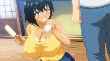 SUMMER INAKA NO SEIKATSU ANIME H พี่ชายแอบเย็ดน้องสาวตอนเล่นเกม