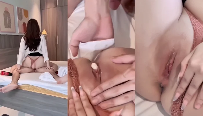 หนุ่ม FANTASTIC MEN เย็ดสดสาวหีเล็กชมพู เช็ดหีด้วยความแมน