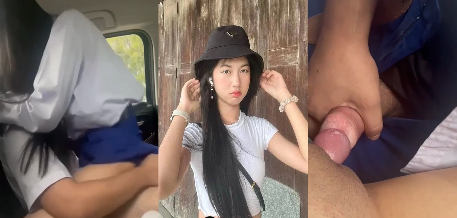 คลิปหลุดนักเรียนดังเย็ดแฟนบนรถ โดดเรียนล่อกันข้างทางสุดฟิน