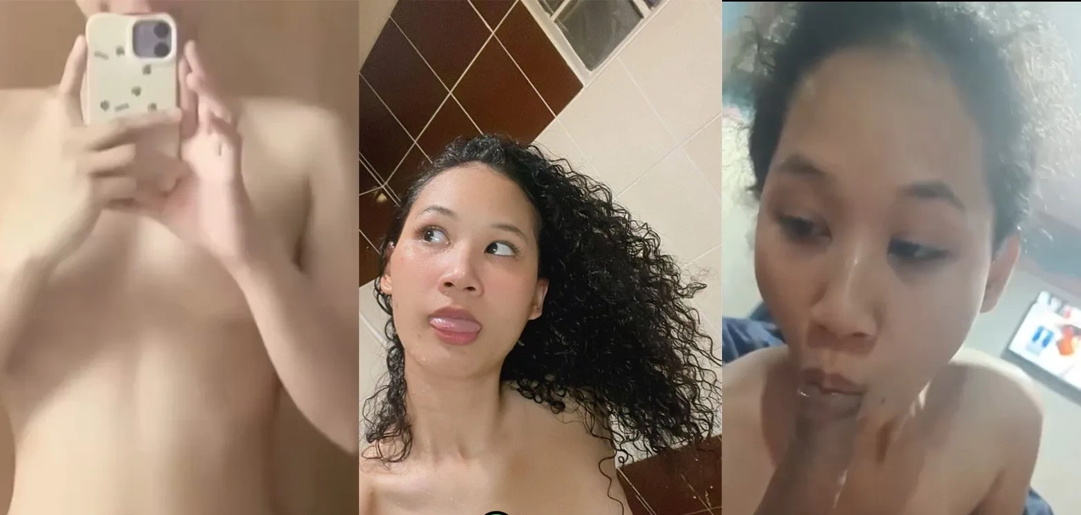 คลิปเสียววัยรุ่นสาวผมหยิกกับแฟน ก่อนนอนจัดหนักทั้งคืน