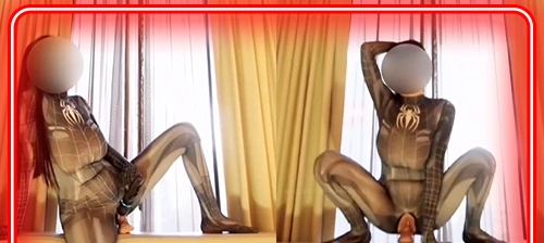 น้องน้ำผึ้ง Npxvip เซ็กซี่ชุดสไปเดอร์แมน โชว์เบ็ดหีเย็ดเองเสียวแรง