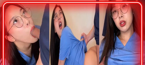 Elle Lee หมอสาวเกาหลีเงี่ยน โชว์ลีลาเด็ด เย็ดพยาบาลยามดึก