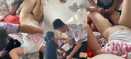 คลิปเด็ดวัยรุ่นจีน เพื่อนชายแสบลวงสาวจีนมาเย็ดแหกหีสุดเสียว