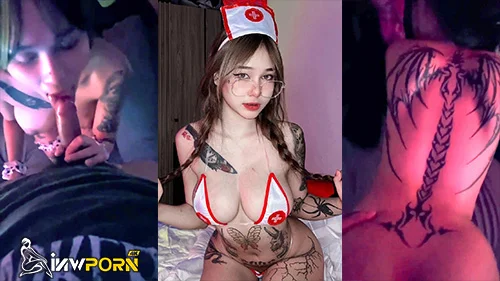 คลิปหลุด ntatmii วัยรุ่นไทยน่ารัก สักลาย เสียวสุดๆ กระแทกหีรัวๆ