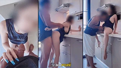 เมียสุดฮอต น้องมีมี่เย็ดเดือดในครัวกับคู่รัก Onlyfans