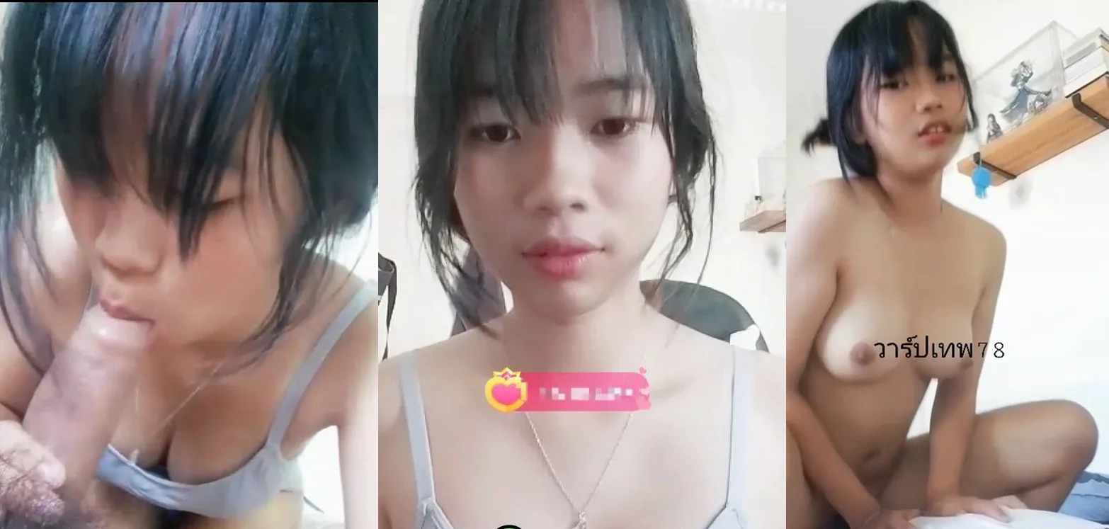 นักเรียนสาวแอบช่วยตัวเองสุดเสียว ก่อนแฟนมาเจอ