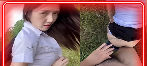 Ndream น้องดรีม โอนลี่แฟนโดนเย็ดดุคาชุดนักศึกษา Outdoor