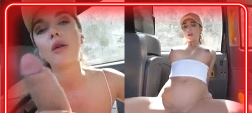 Lady Gang ในหนัง Fake Hub หนุ่มขับรถโดนสาวแท็กซี่นมใหญ่เย็ดดุ