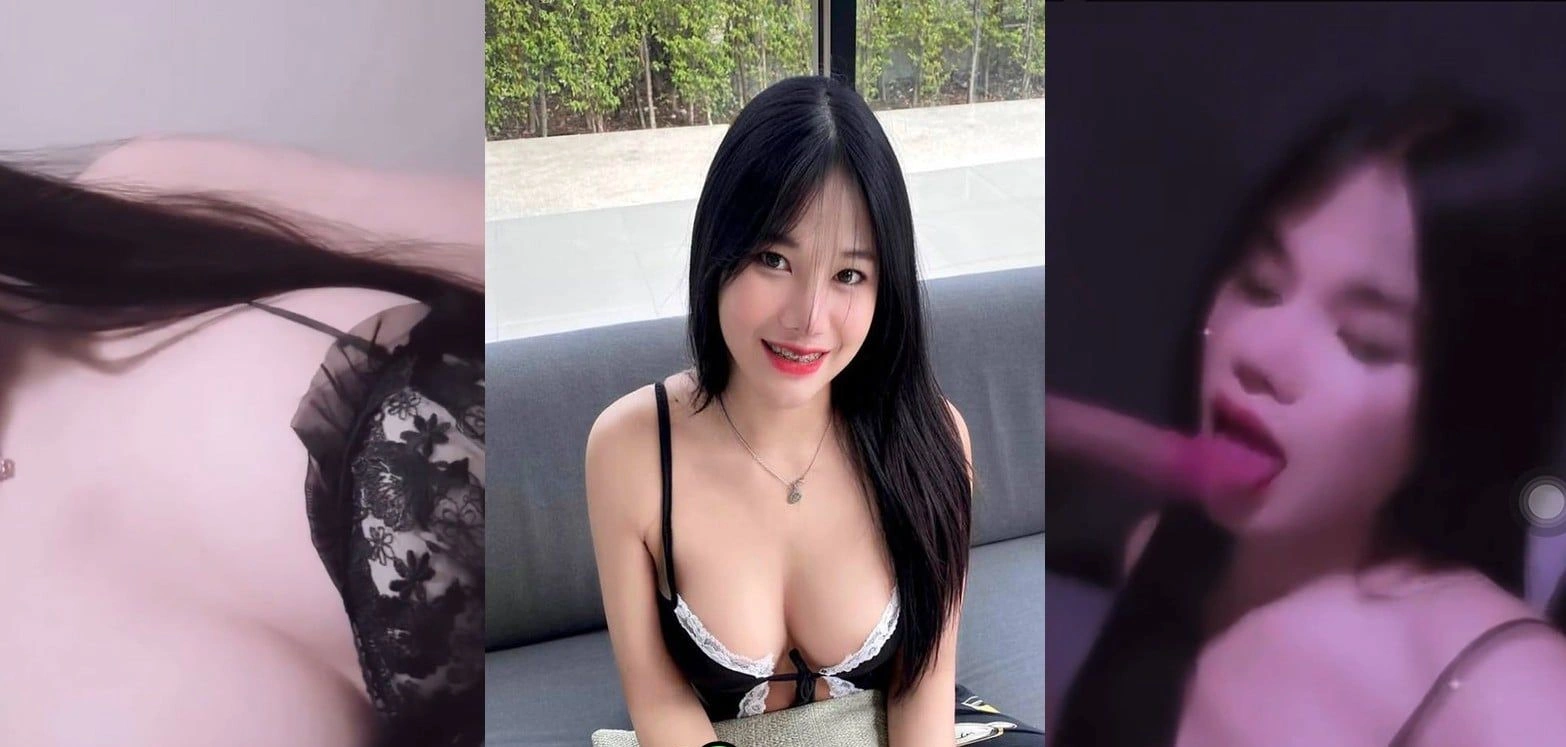 สาวน้องนักศึกษาสุดแซ่บ ไลฟ์โชว์นมแล้วอมควยให้แฟน