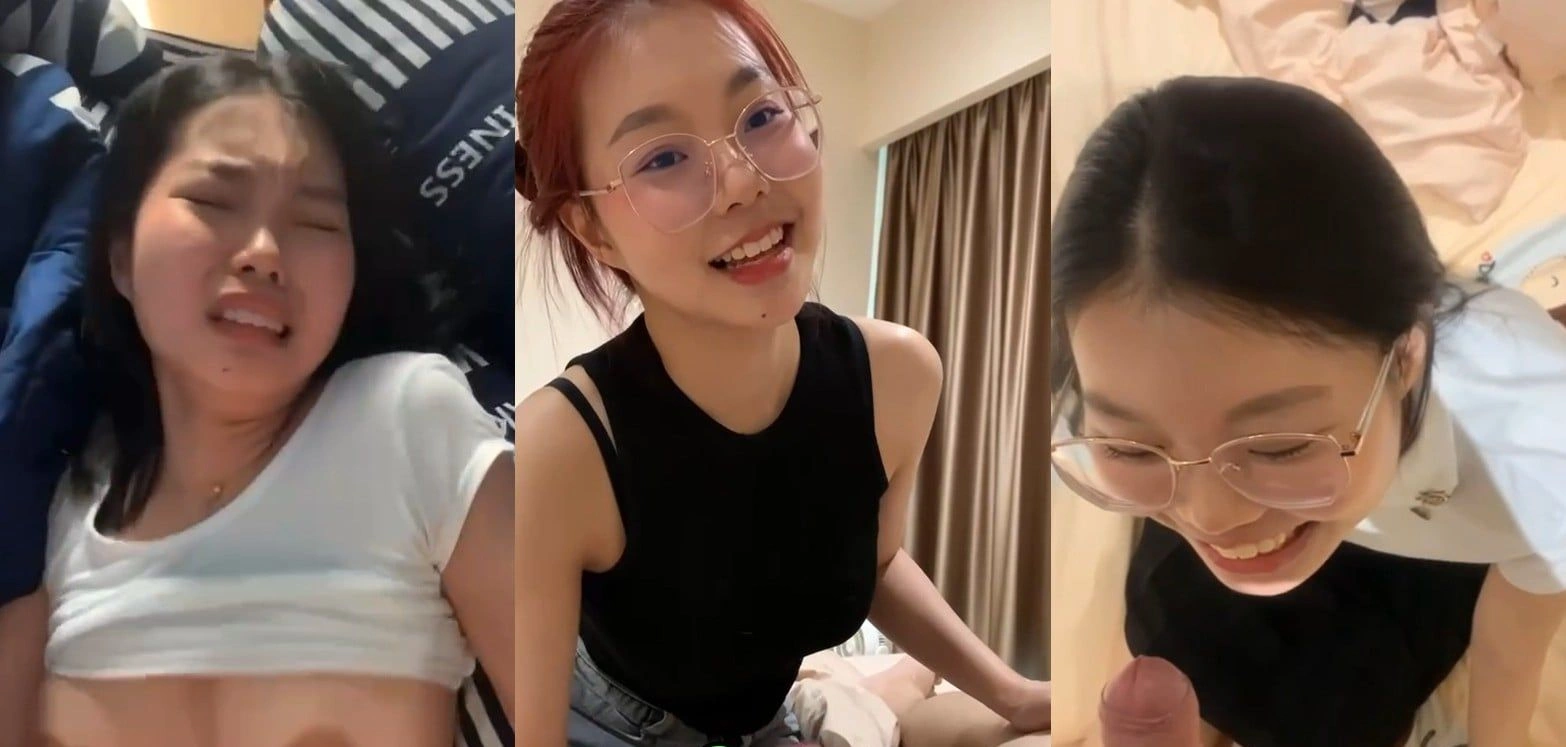 งานแรร์น้องแว่นสุดติ๋ม คลิปหลุดเสียวจัดเต็มทุกท่า