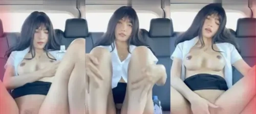 Onlyfans ketoo_ka สาวนักศึกษาหีสวยแอบเสียวเบาะหลังรถเด็ด
